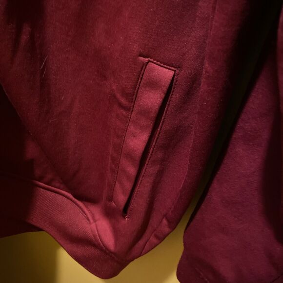 Ecko Unlimited Maroon White Full Zip Size M Heavy Jacket Track Streetwear - Picture 5 of 5